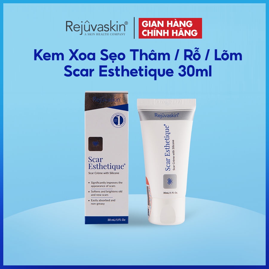 Kem Xóa Sẹo Thâm / Rỗ / Lõm Scar Esthetique Rejuvaskin 30ml