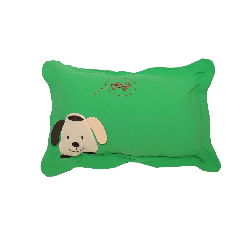 Gối đầu trẻ em, gối đầu cho bé 30x50cm thêu đắp thú Hometex