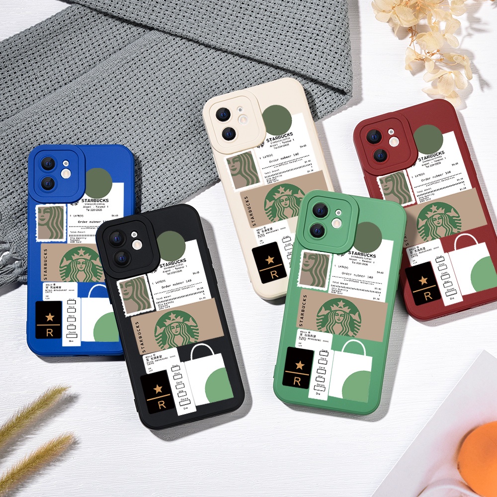 Ốp Điện Thoại TPU Mềm Hình Nhãn Hiệu Cà Phê Cho OPPO A5S A3S A12 A15 A15S A35 A37 F7 F11 Pro A52 A92 A5 A7 A31 A91 Reno3 #Ty017