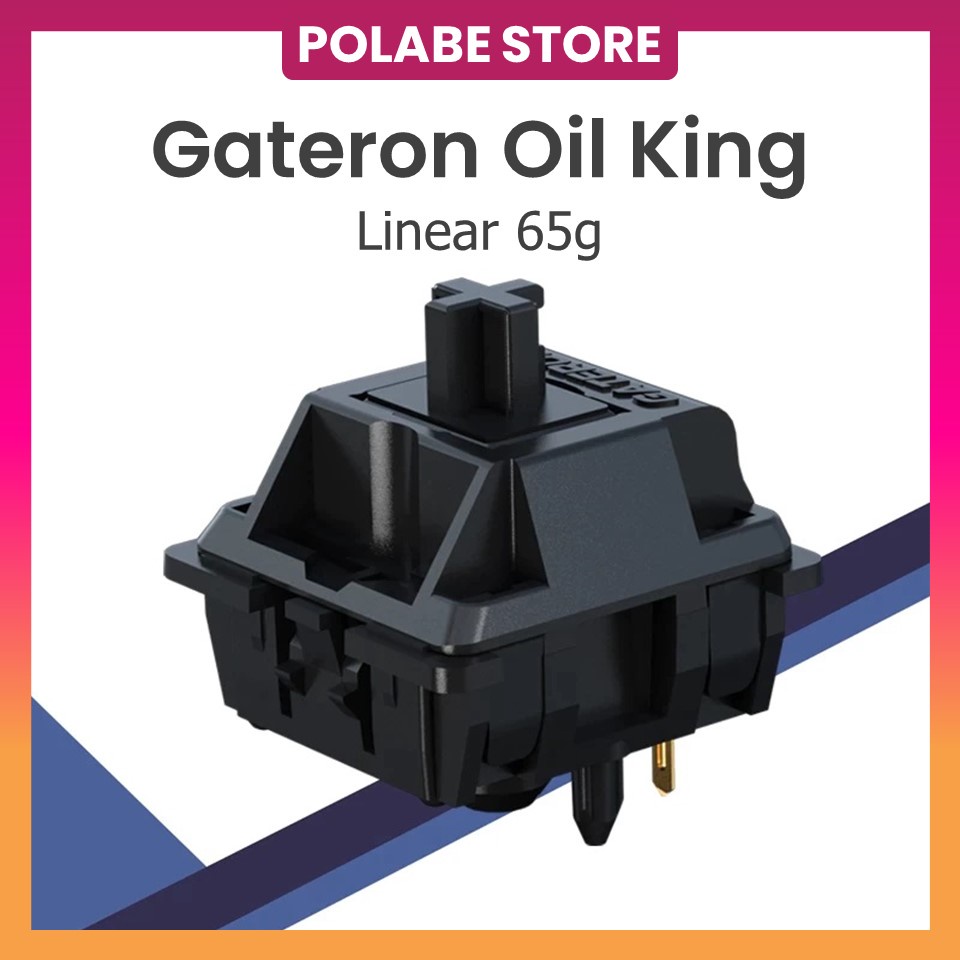 Gateron Oil King Switch Linear Switch Công Tắc Bàn Phím Cơ - Polabe Store