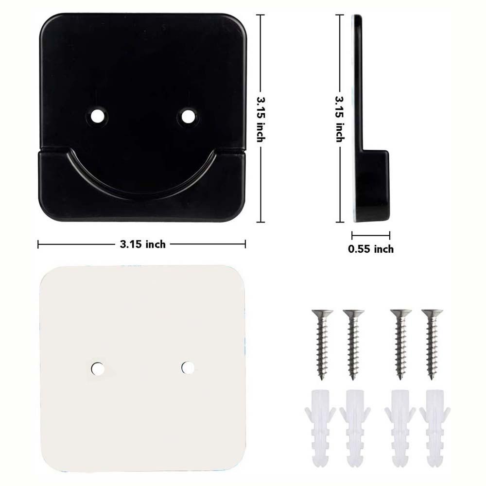 1 Cặp Giá Đỡ Thanh Treo Rèm Nhà Tắm Bằng ABS Kèm Ốc Vít Cố Định Chắc Chắn