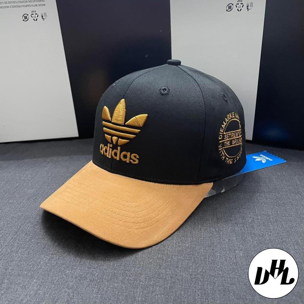 (Hàng VNXK) Nón kết, mũ lưỡi trai  ADiDas KẾT Da vải KAKI nhập khẩu thời trang (ẢNH THẬT)_ADD033