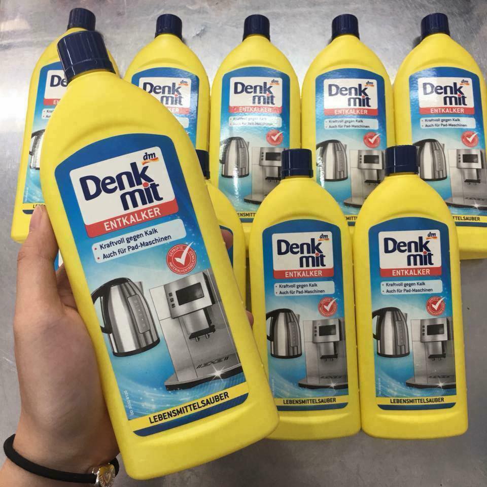 Dung dịch tẩy cặn canxi Denkmit cho ấm siêu tốc, bình đun nước dung tích 250ml giá rẻ dùng được 5 lần - Giadungdrb