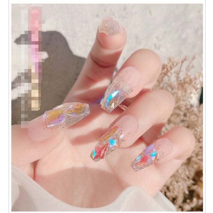 đá chân bằng trang trí nail khoảng 100 viên