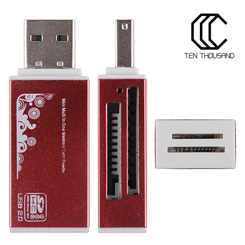 Đầu Đọc Thẻ Nhớ T ~ Usb 2.0 Cho Micro Sd Sdhc Tf M2 Mmc Ms Pro Duo