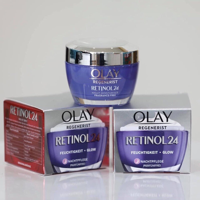 KEM OLAY RETINOL 24-cấp ẩm -phục hồi da ban đêm hiệu quả♥️