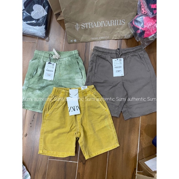 [auth]Quần short bé trai Zara size 6y