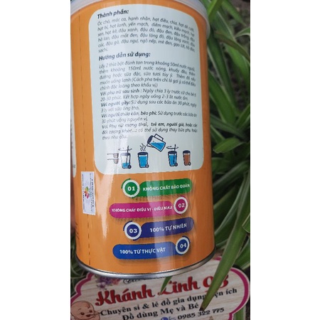 BỘT NGŨ CỐC DINH DƯỠNG MIN MIN hộp 500g