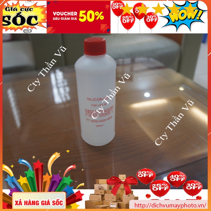 Mỡ sấy dầu ricoh dùng cho máy in máy photocopy loại 500ml hàng chất lượng MVP Thăng Long