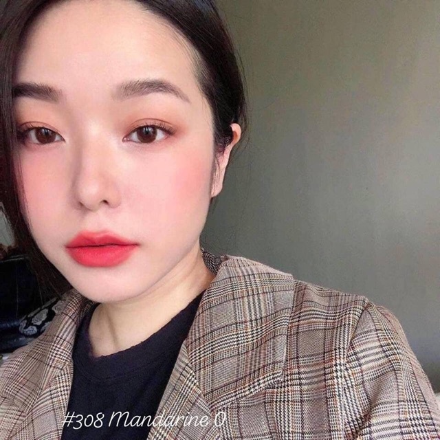 Son MAC Mandarin O 308 Hồng San Hô -Powder Kiss Lipstick, son MAC chính hãng date xa bao check code