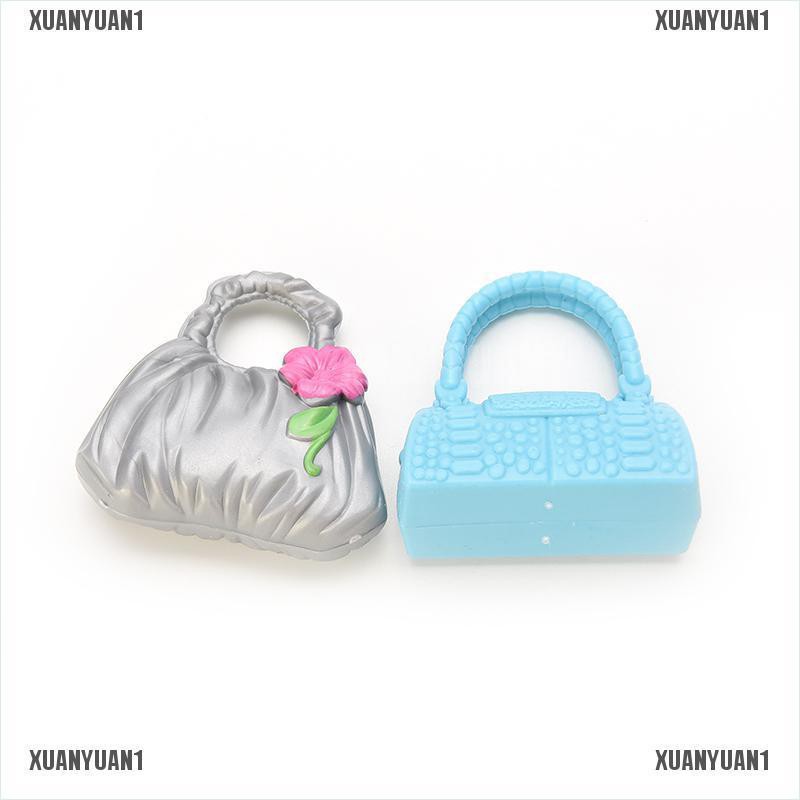 [XUANYUAN1] Phụ Kiện Cho Búp Bê Barbie Gồm Túi Xách Giày Lược Tai Vòng cổ