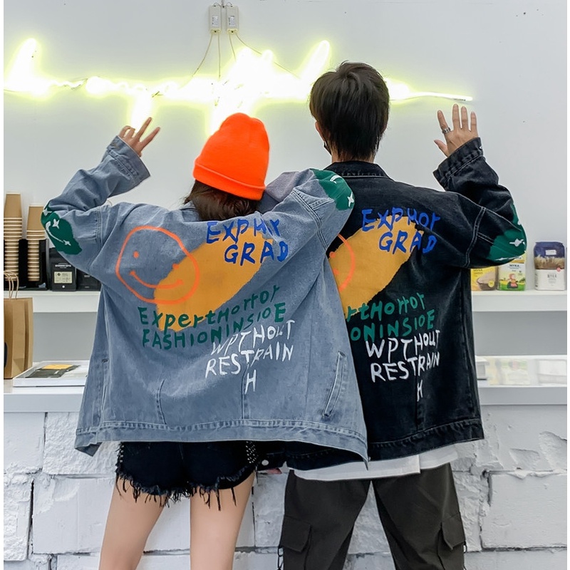 Áo Khoác Jean Nam Nữ Unisex Thời Trang Trung Hàn HÀNG QCCC Mẫu Mới Nhất J000