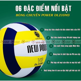 BÓNG CHUYỀN ĐỘNG LỰC POWER DL210M3