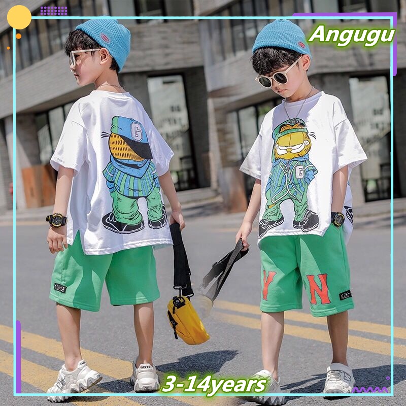 Bộ Đồ 2 Món Gồm Áo Thun Và Quần Short Thời Trang Thường Ngày Cho Bé Trai Từ 3 Tới 4 5 Đến 6 Đến 7 Đến 8 Đến 9 Đến 10 Đến 11-12 Tuổi
