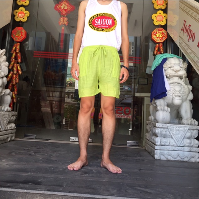 [BIG SIZE ĐẾN 90KG] Quần Đùi Xô Cotton Nam Nữ Mặc Đi Biển Mặc Nhà Siêu Nhẹ Thoáng Mát Nhanh Khô -Đủ Size-Lucky Girl shop