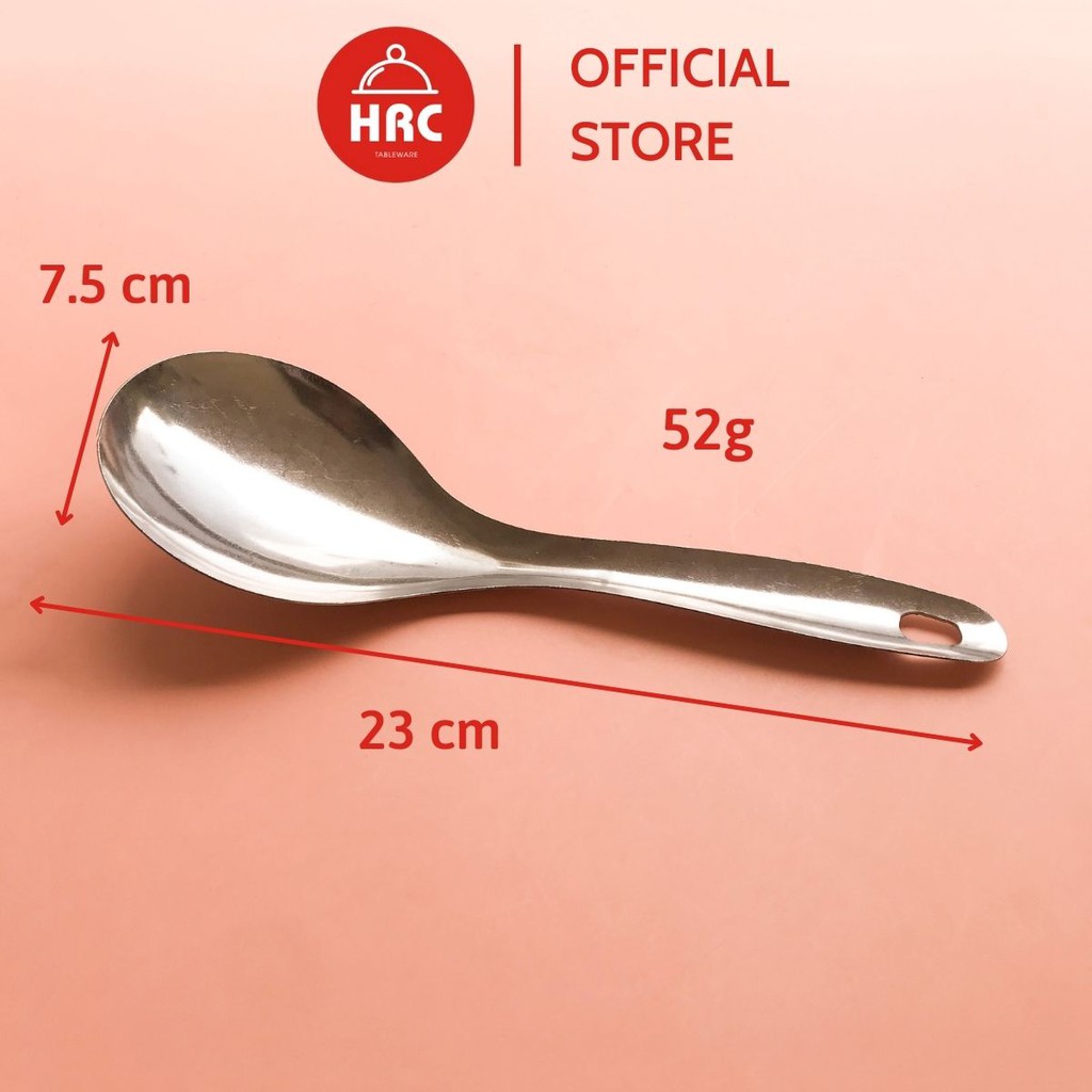 Muôi cơm canh inox (GIÁ SIÊU RẺ) Muôi đá mỏng