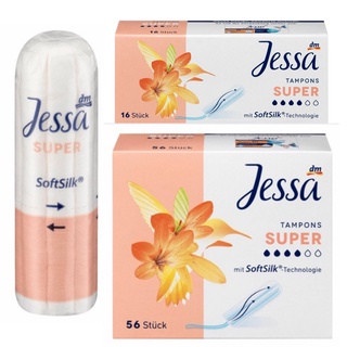 Tampon Jessa / Facelle nội địa Đức đủ size date 2028 - Băng vệ sinh dạng nút