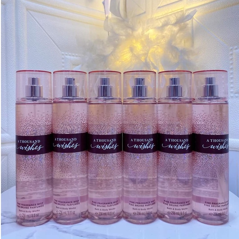 Xịt Thơm Toàn Thân  A Thousand Wishes Xịt Thơm Body Mist BATH & BODY WORKS 10-30-50ML