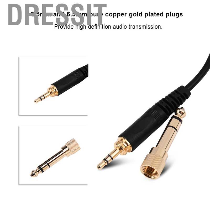 Dây Cáp Tai Nghe 3.5mm + 6.5mm Cho Tai Nghe Sennheiser