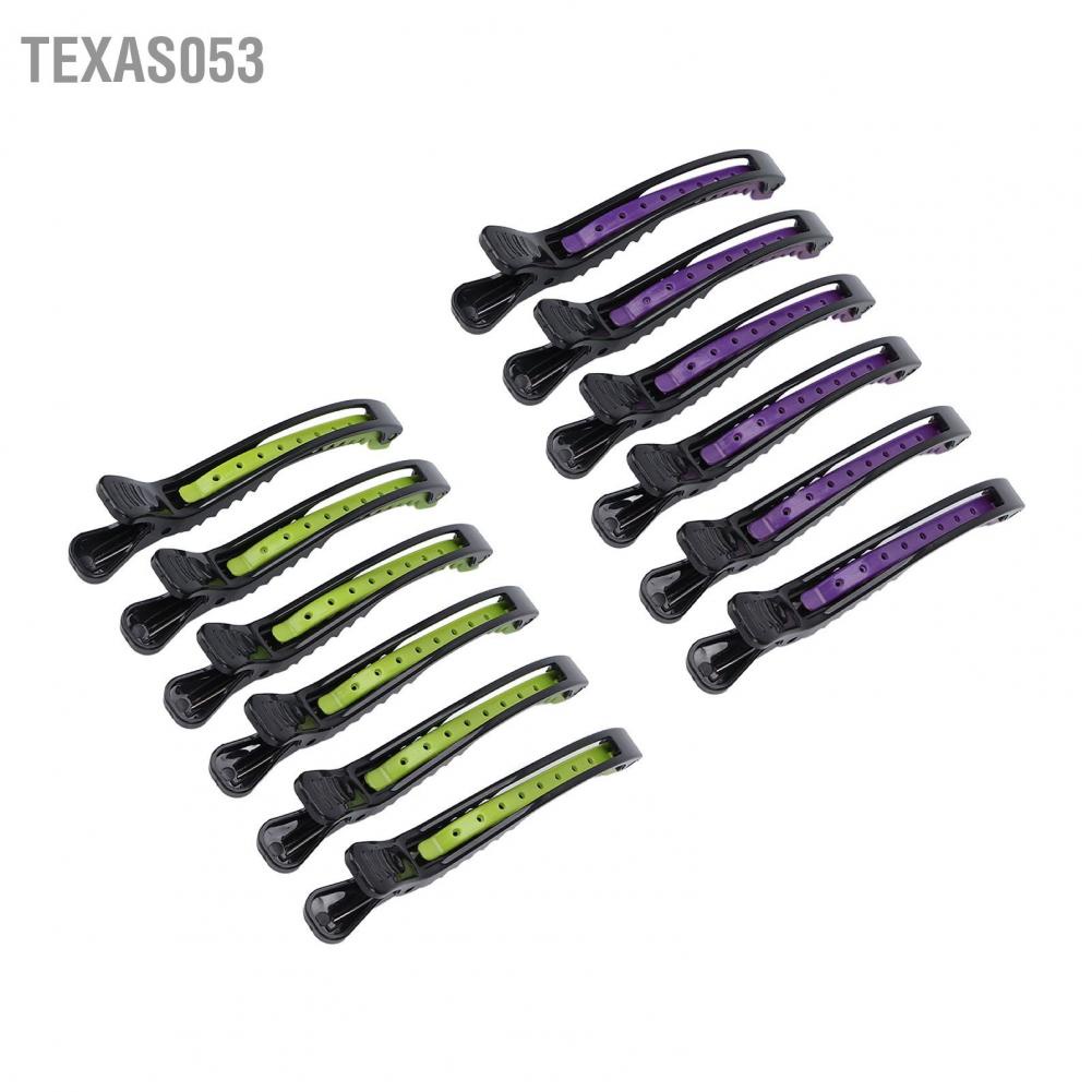 6 Kẹp mỏ vịt cá sấu hỗ trợ cắt/ nhuộm tóc/ tóc chuyên nghiệp cho salon