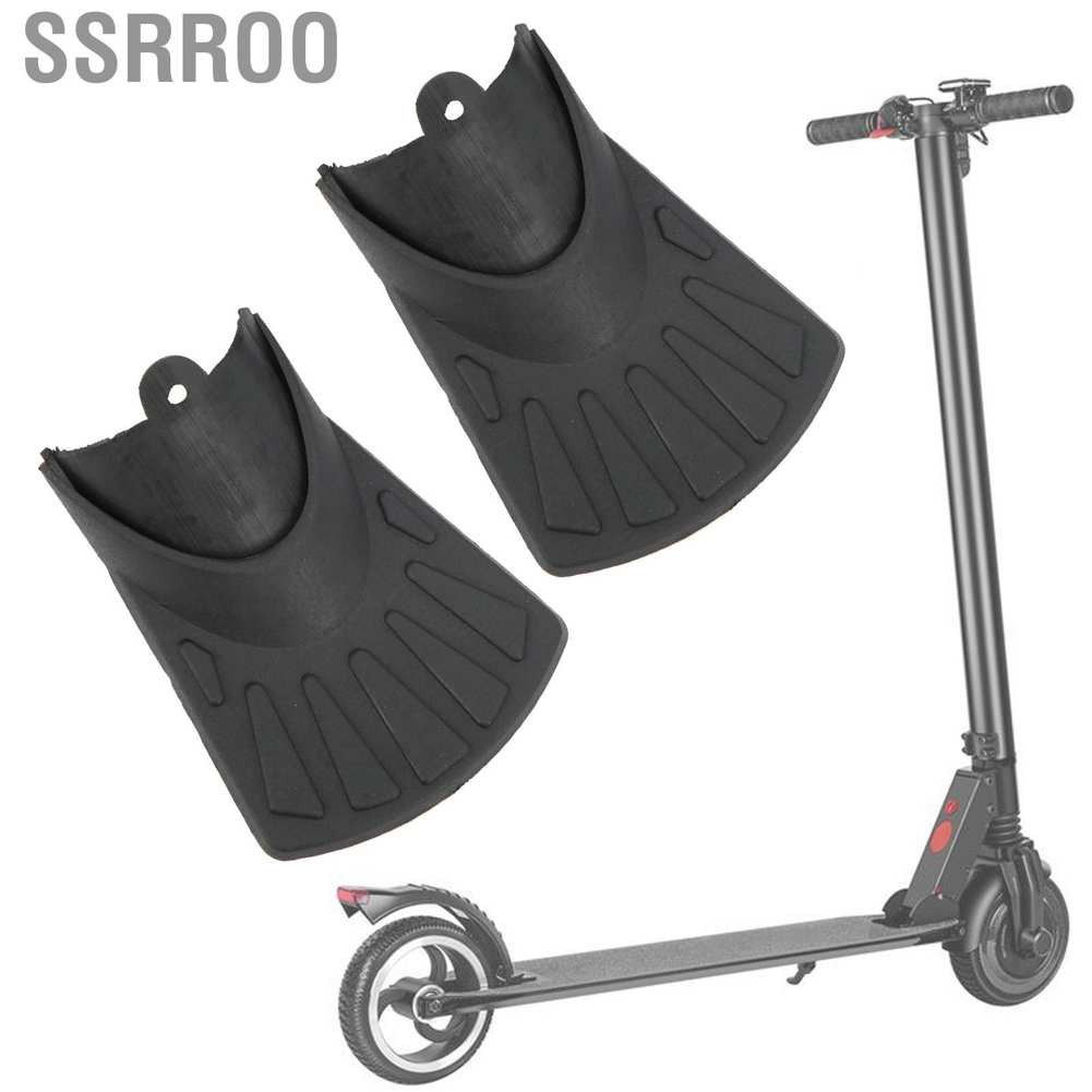 Ssrroo Electric Scooter Fish Tail Rubber Front Rear Mudguards 8.5inch Flap for M365/Pro