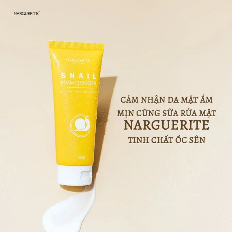 Sữa rửa mặt Snail Narguerite chiết xuất từ dịch ốc sên 120g | BigBuy360 - bigbuy360.vn