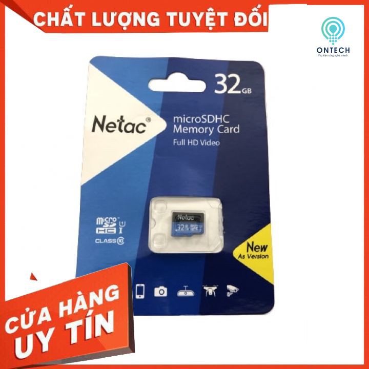 Thẻ nhớ Netac 32gb Chính hãng bảo hành 5 năm | WebRaoVat - webraovat.net.vn