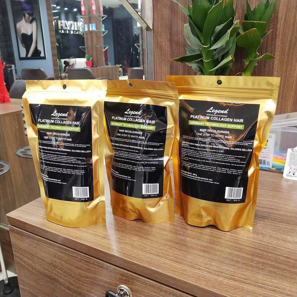 Bột Tẩy Tóc Legen colagen 100gr Tặng Kèm Oxi + Găng Tay | BigBuy360 - bigbuy360.vn