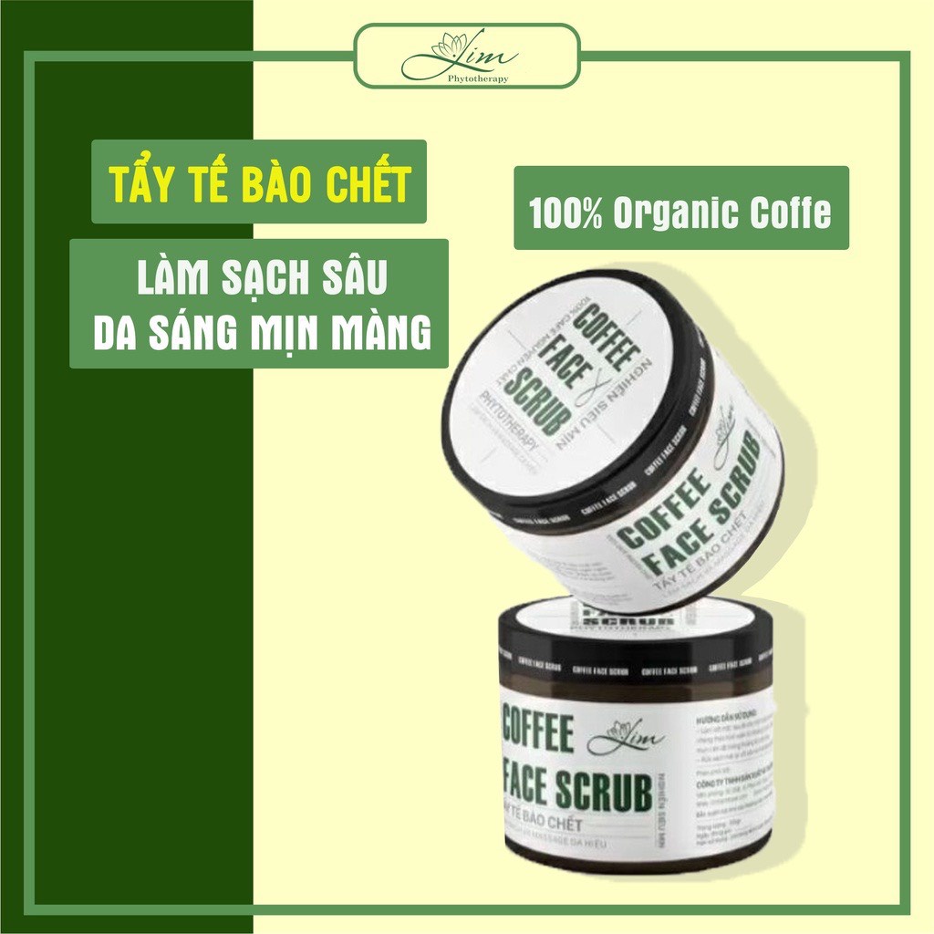 Tẩy Da Chết coffee LIM 100% từ thiên nhiên giúp trắng da ngừa mụn giảm thâm.