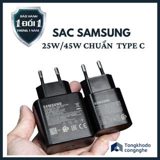 (BH 1 Đổi 1 ) Bộ cáp sạc nhanh 25W /45W  Samsung Galaxy Note 10,10 plus  S20 ,S20 plus chính hãng