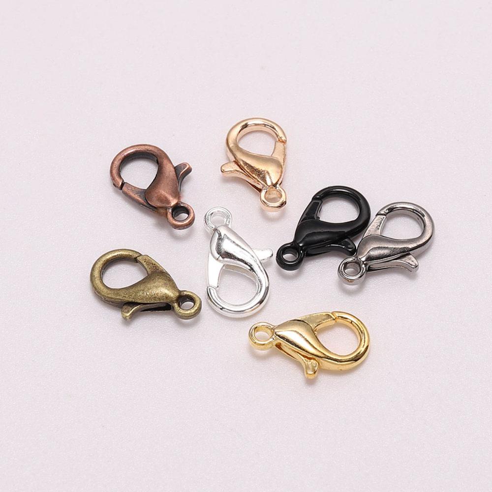 Set 50 Móc Càng Cua 6x12mm Dùng Để Làm Đồ Trang Sức Thủ Công