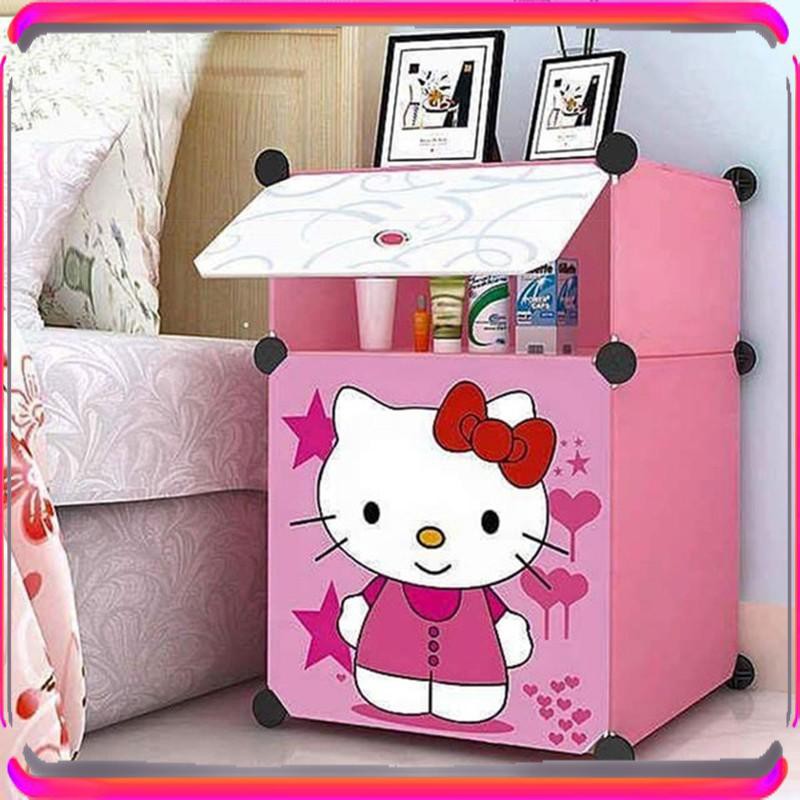 {MUA SẮM THẢ GA} TỦ NHỰA 2 TẦNG HELLO KITTY Q1K0008 {GIA DUNG }