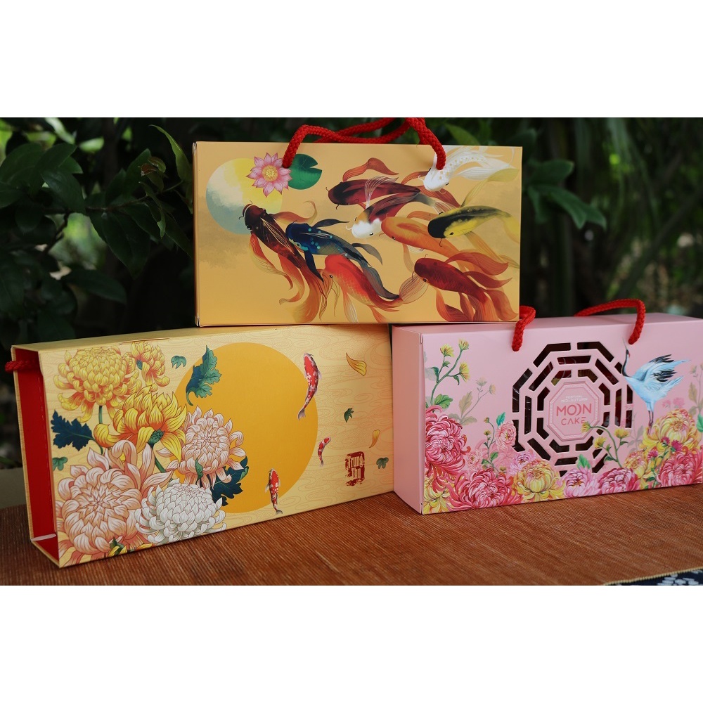 ( ảnh thật + sale) hộp 2 bánh trung thu đặc biệt đủ vị _ trathaomocsi