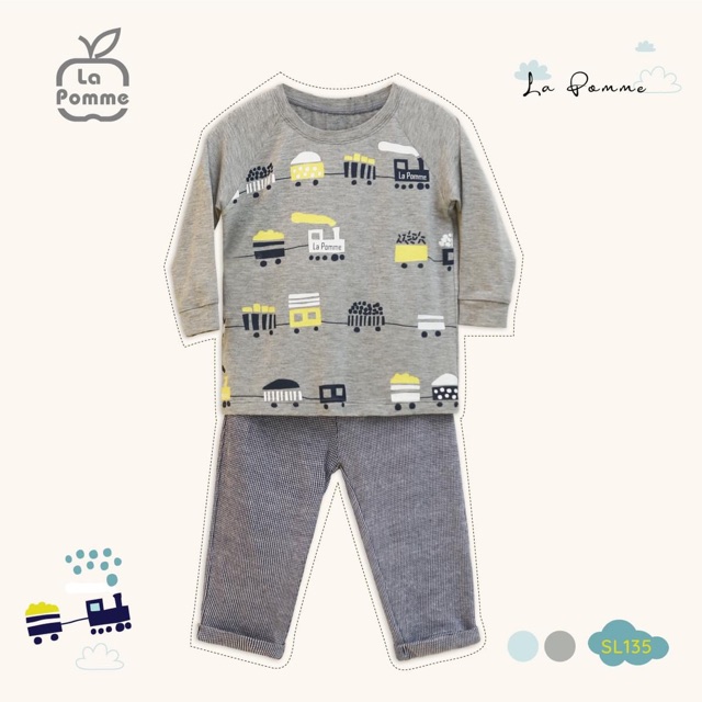 LA POMME BỘ DÀI TAY ĐOÀN TÀU NHỎ SL135