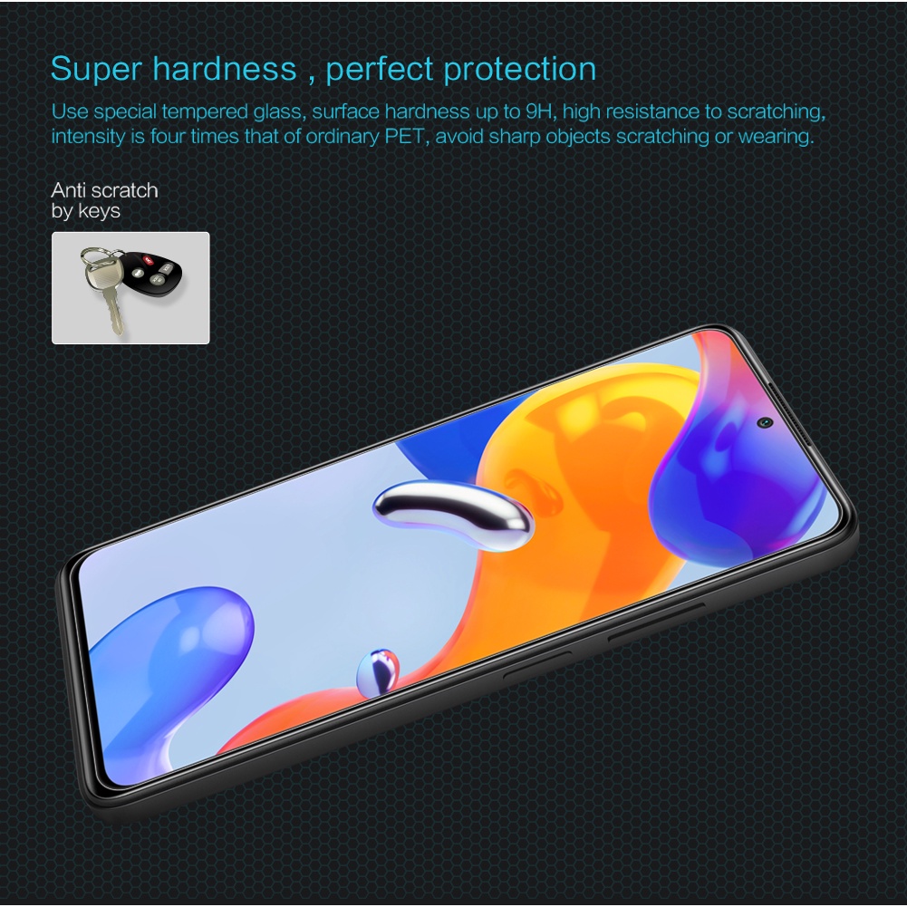 Kính cường lực 9h Nillkin chống trầy chống trầy xước cho Xiaomi Redmi Note 11 Pro 4G / 11 Pro 5G
