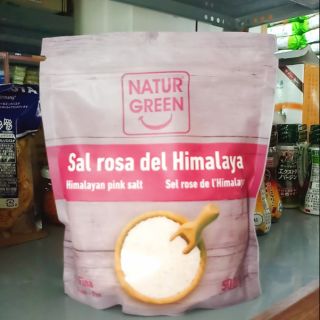 Muối hồng tự nhiên himalaya natur green 500g