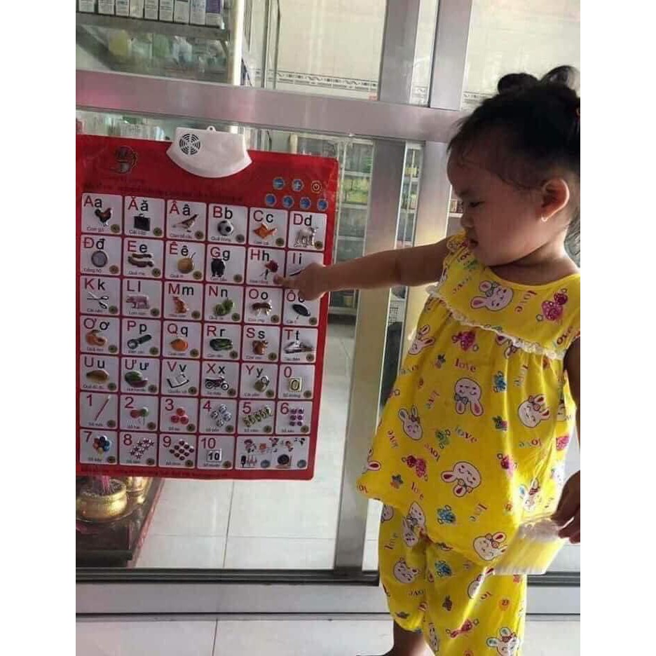 [SALE] Bảng ấn chữ cái 2 mặt [FREE SHIP]