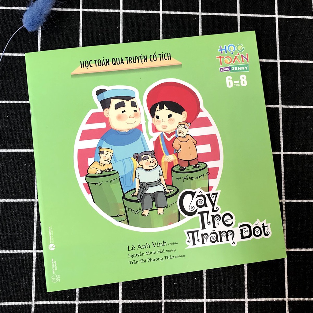 Sách - Học Toán Qua Truyện Cổ Tích (Dành cho trẻ 6 - 8 Tuổi) - Bộ 3 quyển, lẻ tùy chọn