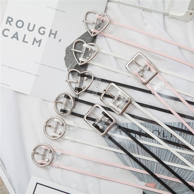 [Spot]Thắt Lưng Trong Suốt Thiết Kế Đơn Giản Dễ Phối Đồ Phong Cách Hàn Quốc