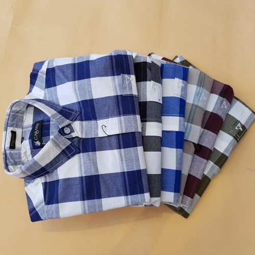 SƠ MI NAM VẠT NGANG TRUNG NIÊN