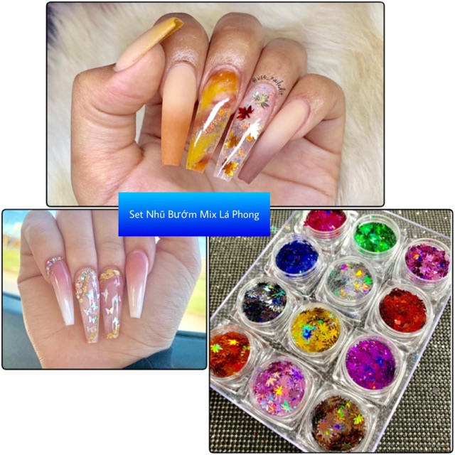 Set Nhũ Lấp Lánh Hơn Đá.Có bán chai ẩn nhũ