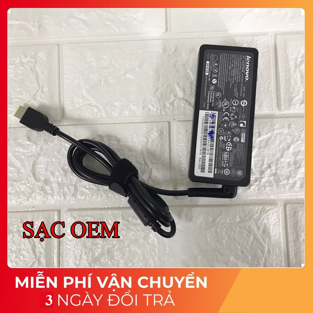 Sạc Laptop Lenovo 20V - 3.25A Chân USB dành cho G40-30 G40-70 Z40 Z50 E41-80 G40 G40-45 G40-80 kèm dây nguồn