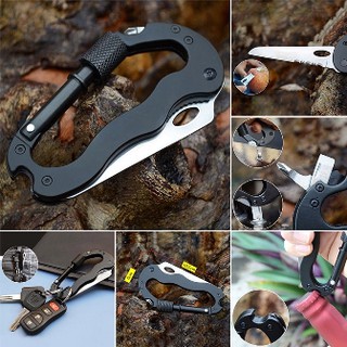 ✔️ Móc Khóa Phượt Dao Vít Đa Năng Cao Cấp 5 in1 TIỆN DỤNG ĐI PHƯỢT