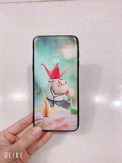 Ốp lưng sam sung J8,A6+,A6 Plus Heo Hạc