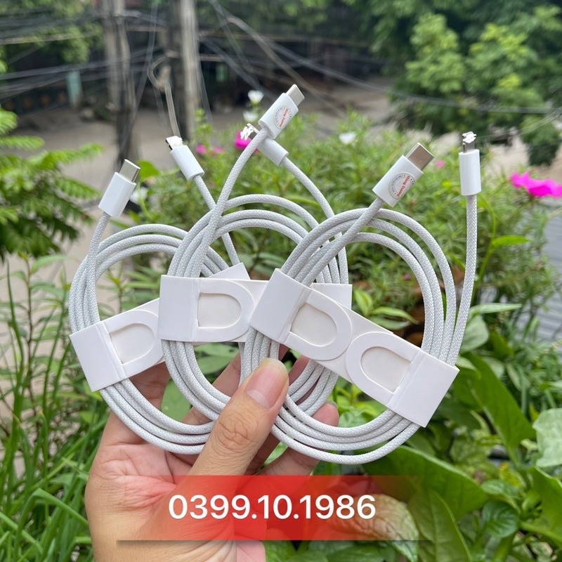 Cáp Type C to Lighting theo máy 2021 ( Fake đền 10 lần )