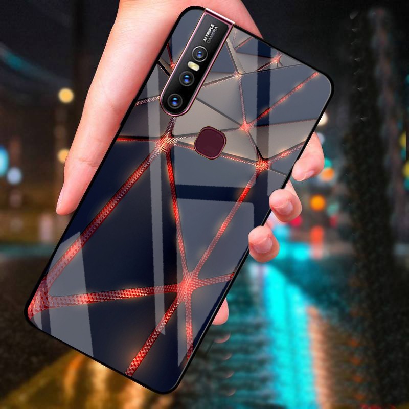 Ốp Lưng VIVO V15  mặt kính cường lực cao cấp thiết kế riêng