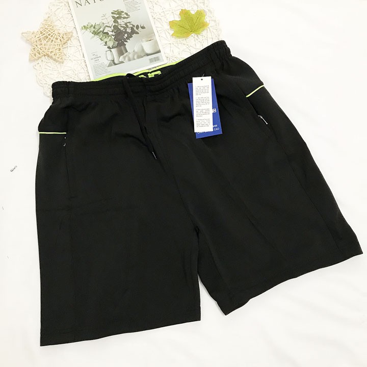 Quần đùi nam từ 50-65kg short lửng nam vải thun lạnh dày - hàng tốt dáng suông - QN48