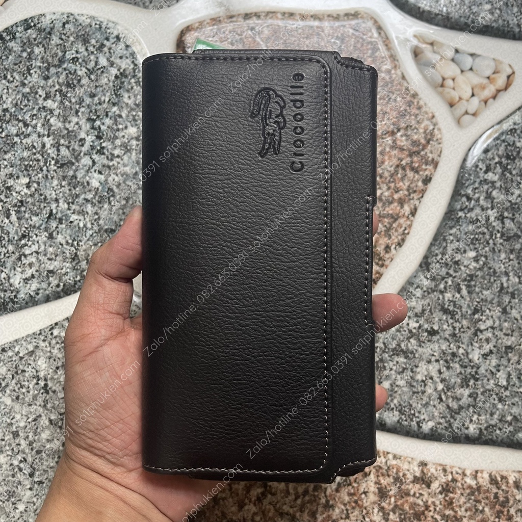Bao da điện thoại đeo thắt lưng (đeo, xỏ dây nịt, đeo hông) cho tất cả các dòng (từ 4 inch - 7 inch ) da xịn, bền, đẹp