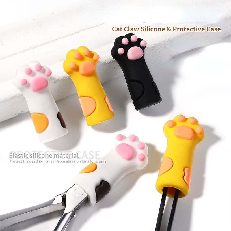 Kéo Cắt Móng Tay Misscheering Bằng Silicone Hình Móng Mèo Dễ Thương Xinh Xắn