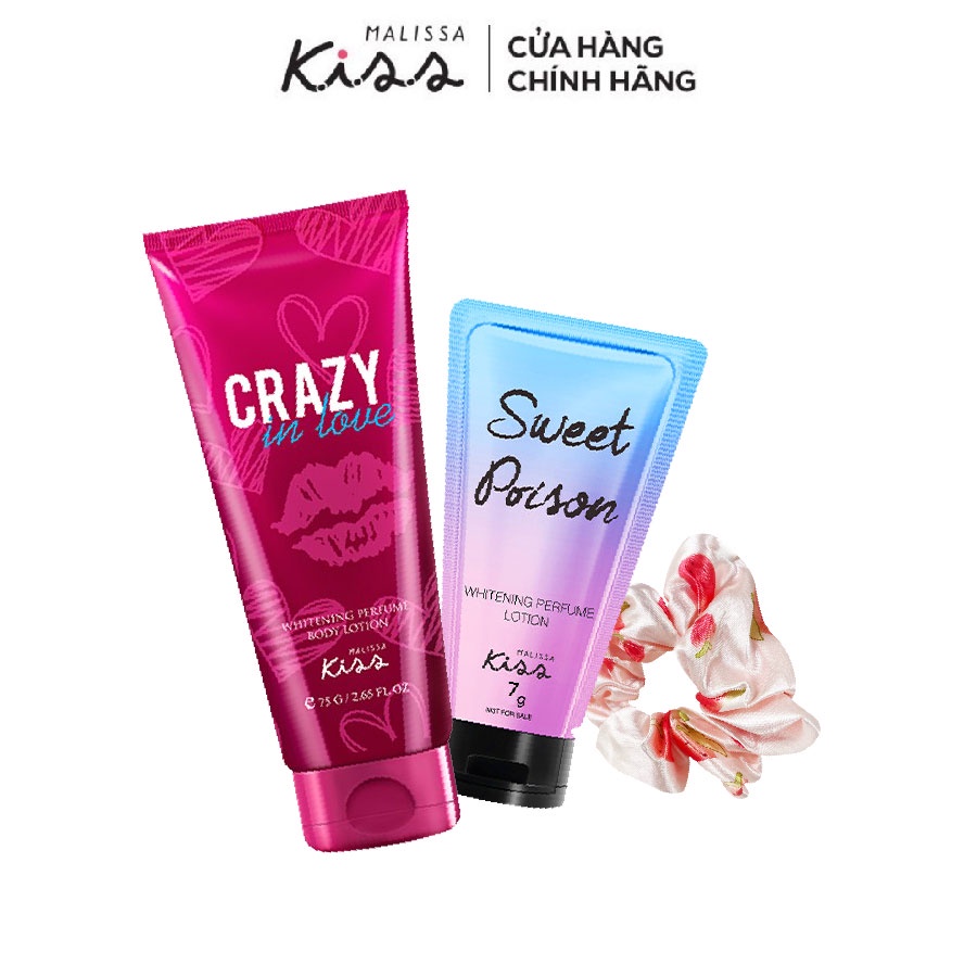 [QUÀ TẶNG KHÔNG BÁN] Combo 3 món quà tặng Malissa Kiss,1 tuýp dưỡng thể mini 75g, 1 cột tóc & 1 gói dưỡng thể mini 5g | BigBuy360 - bigbuy360.vn